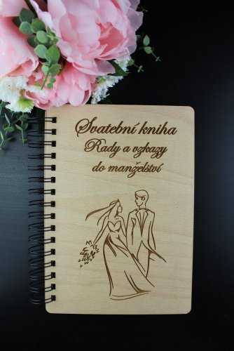 Svatební kniha A5 - Rady a vzkazy do manželství