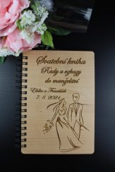 Svatební kniha A5 - Rady a vzkazy do manželství