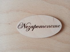 Ovál Nezapomeneme - buk