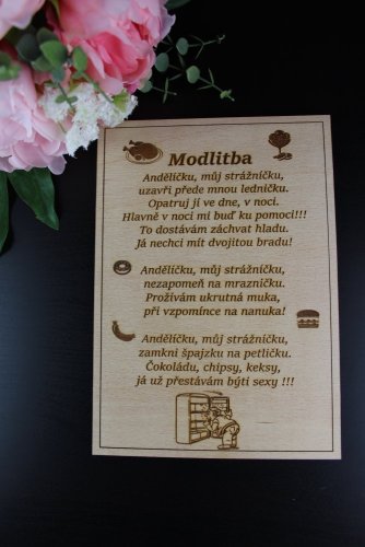 Cedulka k lednici