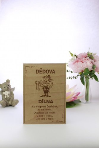 Tabulka Dědova dílna