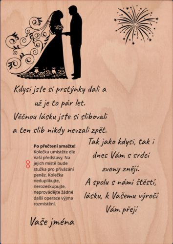 Gratulace k výročí svatby A4