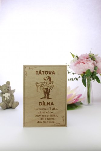 Tabulka Tátova dílna
