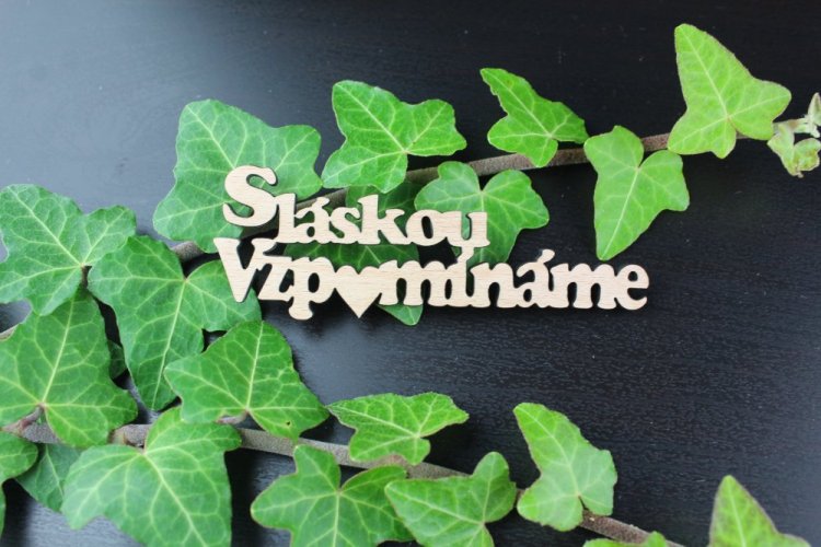 S láskou vzpomínáme