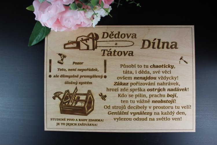 Dědová a Tátova dílna