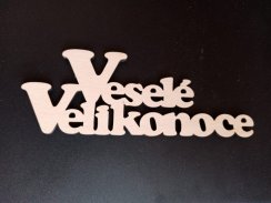 Veselé Velikonoce nápis 100 mm