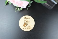 Svatební pár s příjmením společným + datum svatby