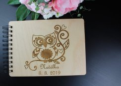 Fotoalbum s pevnou vazbou - Sovička - Pro děti