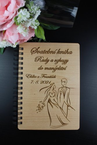 Svatební kniha A5 - Rady a vzkazy do manželství