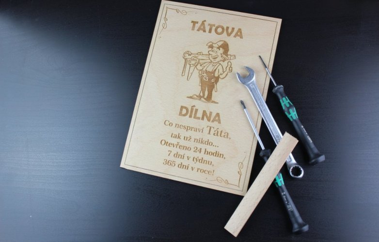 Tabulka Tátova dílna