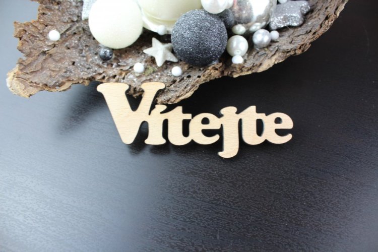 Vítejte - nový font